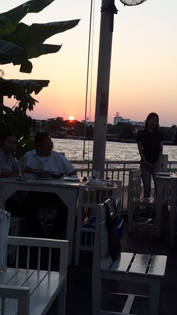 Sunset dinner at Praya