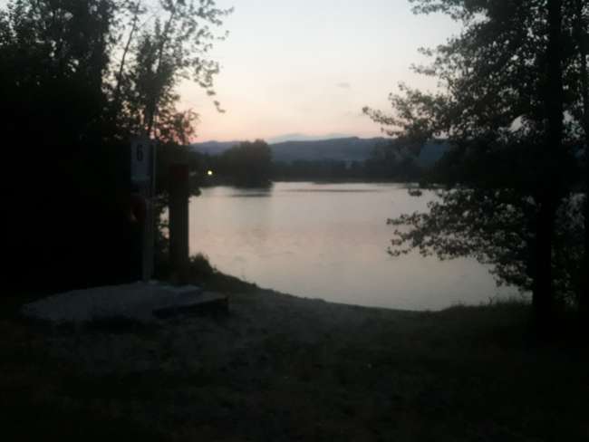 Abend am Pleschinger See