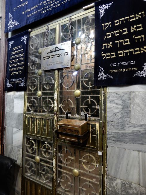Abraham's Tomb, in the synagogue, inside the Al-Ibrahimi Mosque