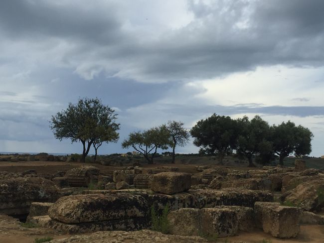 Valley of the Temples in the Rain - Agrigento