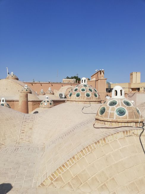 Das Dach der antiken Bäder