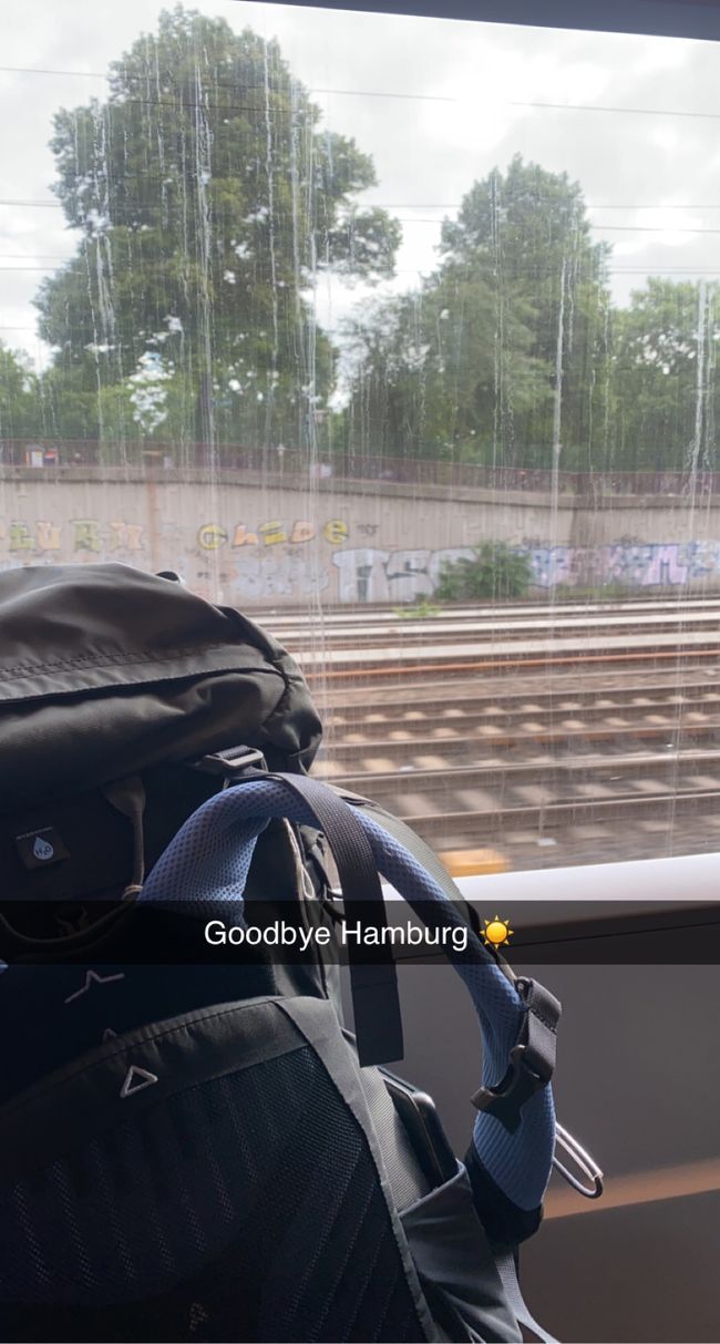 Train journey Hamburg -> Vienna