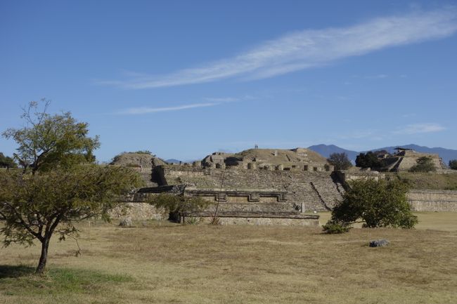 The ruins of Monte Albán