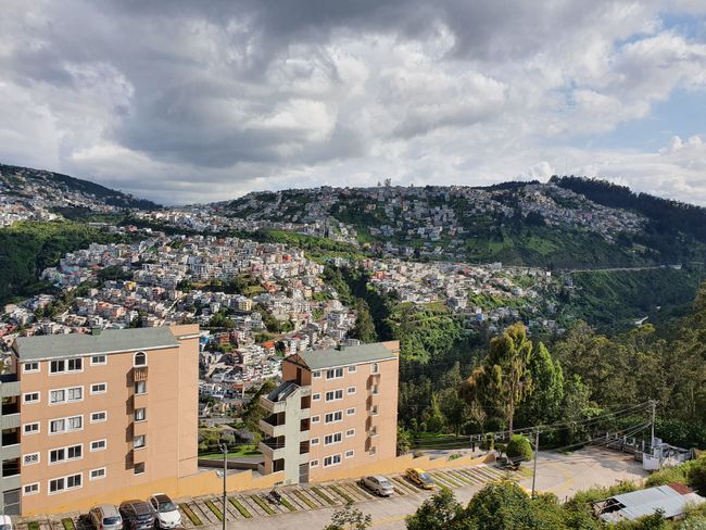 Ausblick in Quito