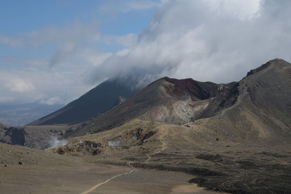 Arrival in New Zealand and 1st stop: Tongariro National Park