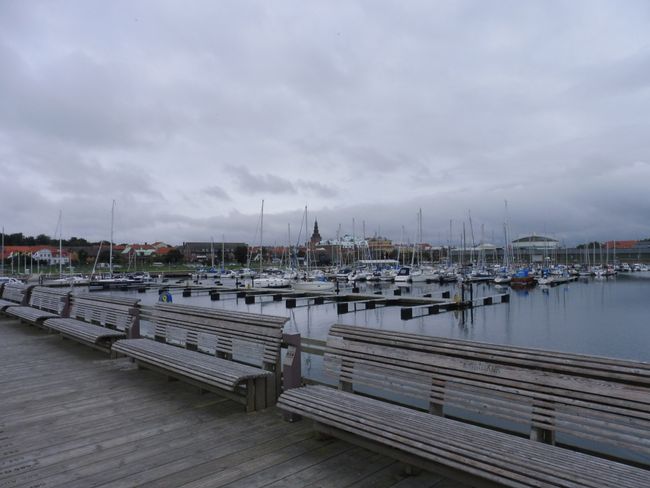 Ystad from the pier