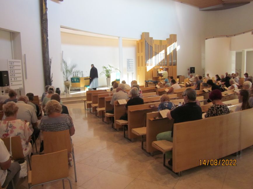 Church service in Zlate Moravce