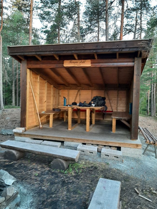 Sleeping camp in Kongsvinger
