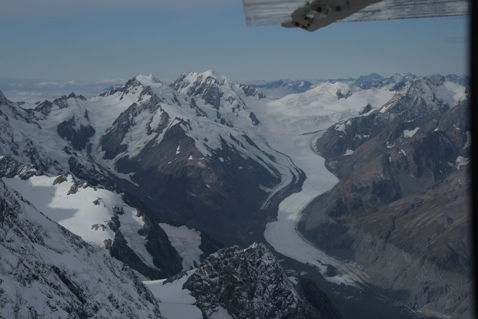 New Zealand - South Island - Flightseeing of Tasman Glacier