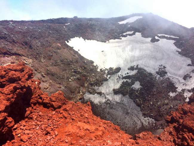 Crater of Mt Ngauruhoe 