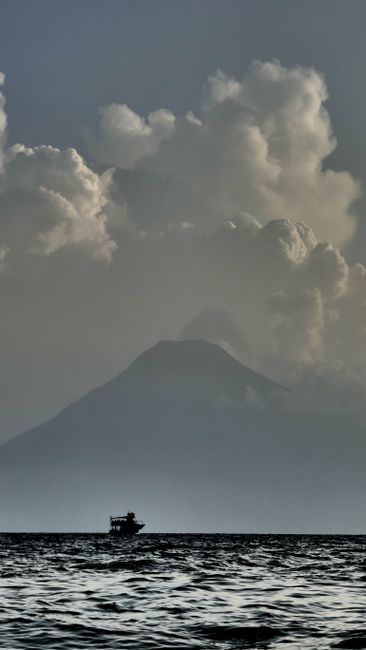 Lake Atitlán, Volcano San Pedro