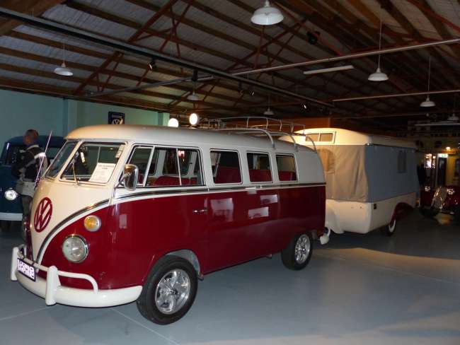 VW camper with trailer