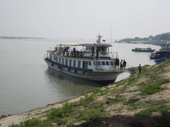 Das Schiff von Mandalay nach Mingun und zurück