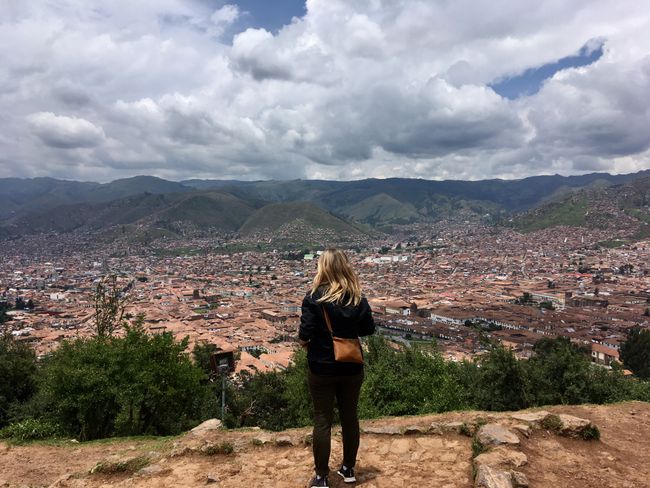 Sicht über Cusco