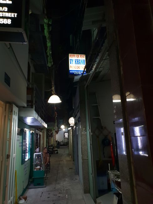 My homestay in a side street right in the backpacker district