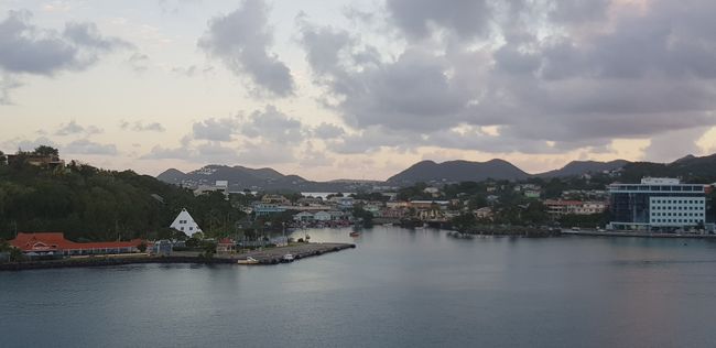Arrival in St. Lucia