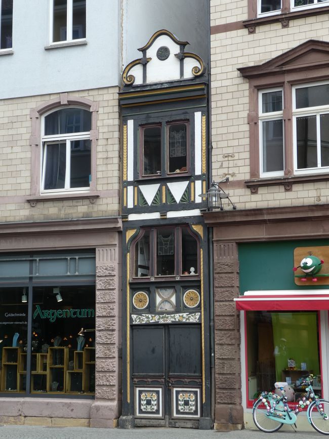 schmalstes Haus in Eisenach am Johannisplatz