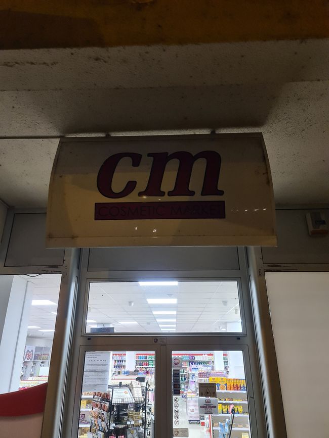 Im Bosnien oft verbreitet, dir Drogeriemarktkette CM
