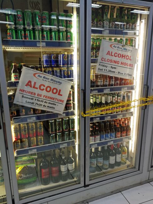 Cannibalism is forbidden from Monday to Sunday, and the sale of alcohol is prohibited from Saturday noon to Monday morning.