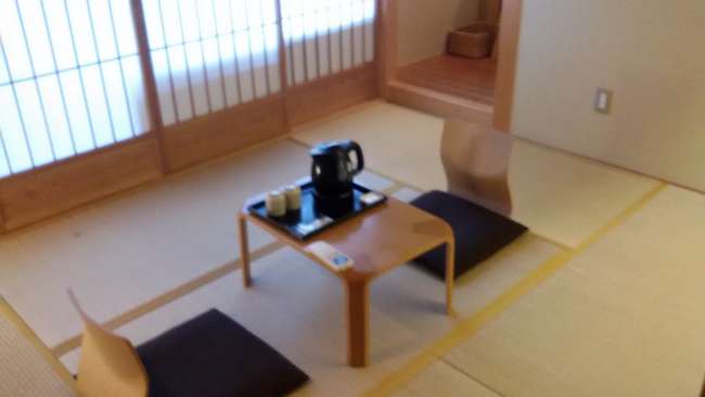 Our accommodation at the ryokan...