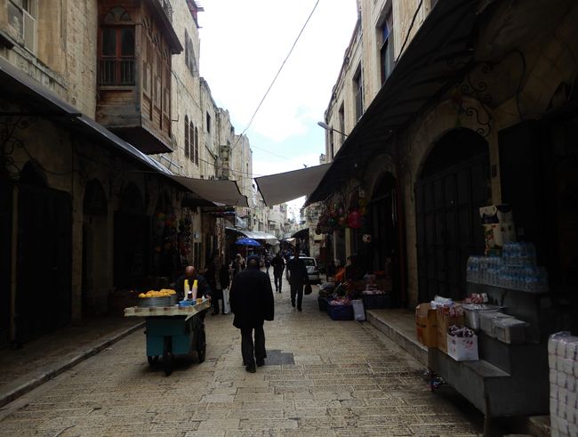 The alleyways in the old city keep getting narrower