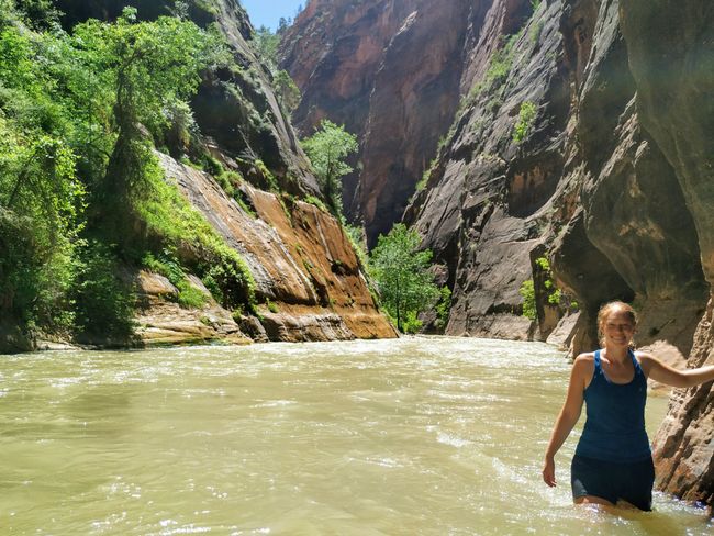 Flusswanderung im Zion Nationalpark