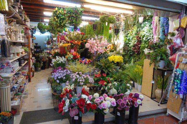 colorful flower shop