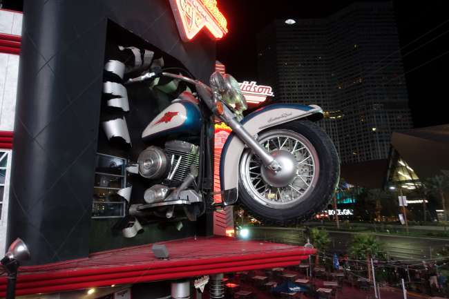 The Harley shop on the Strip