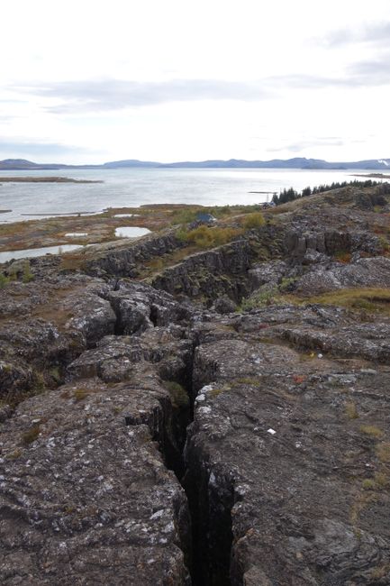 ...between the North American and the Eurasian tectonic Plates