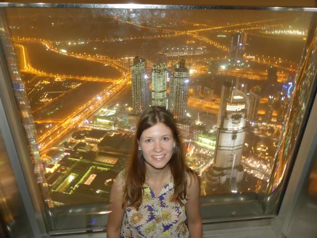 in the 124th floor of Burj Khalifa
