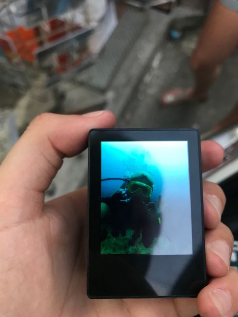 Das vorläufige Selfie unter Wasser 😅
