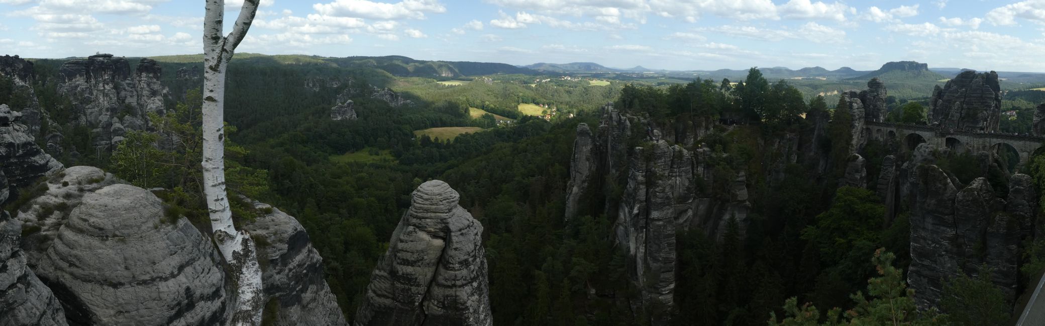 Elbsandsteingebirge: Königstein and Bastei