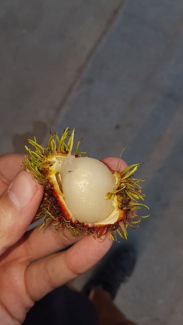 It looks like lychee from the inside, but tastes much better.