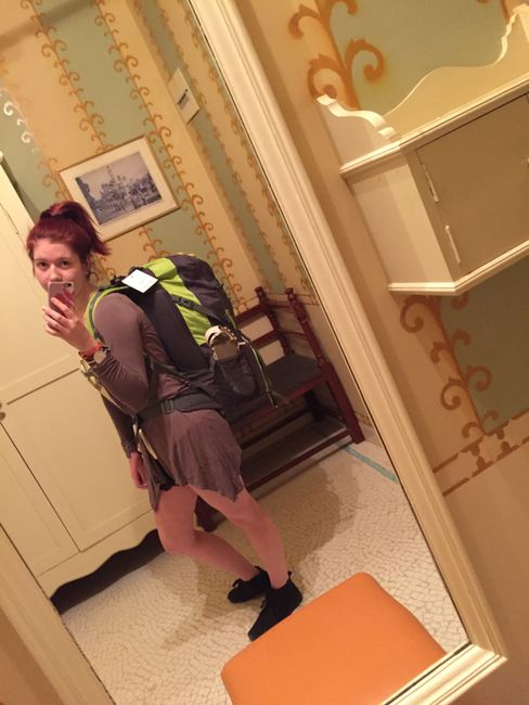 When the backpack is almost bigger than yourself...
