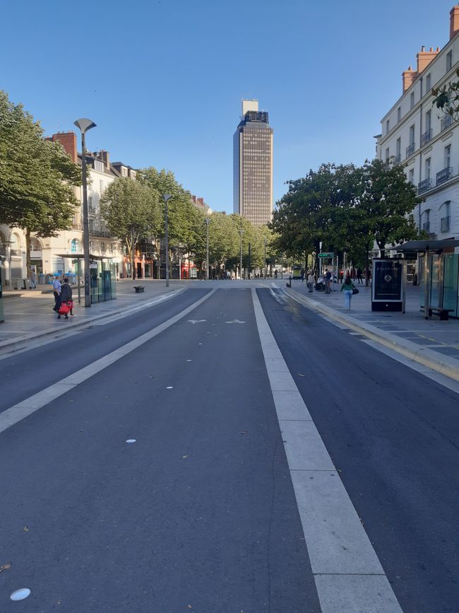 Bike paths in Nantes