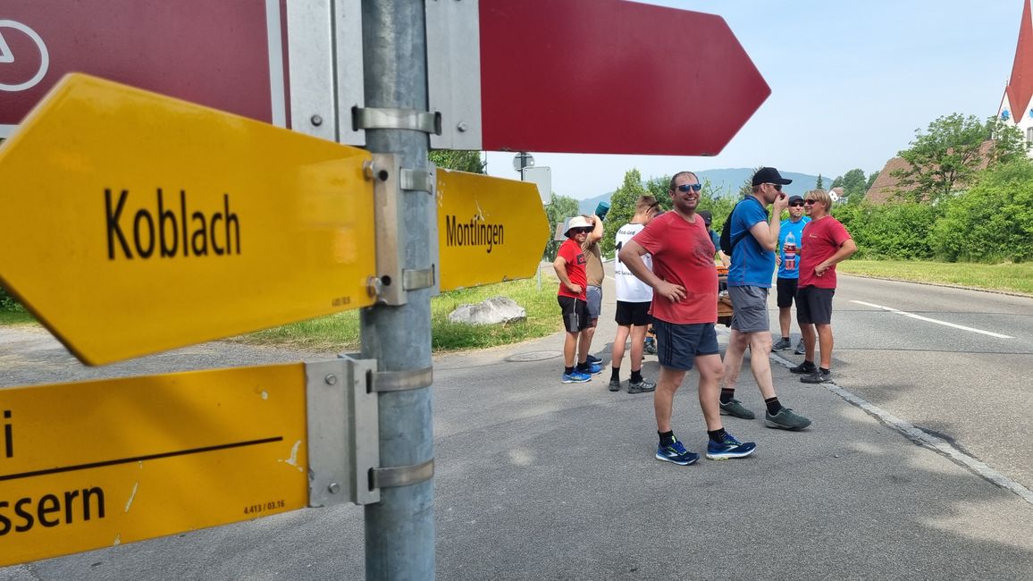 Training run Gaißau-Koblach-Gaißau 51km