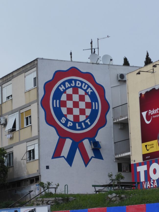 Die Fans von Hajduk Split sind sehr aktiv