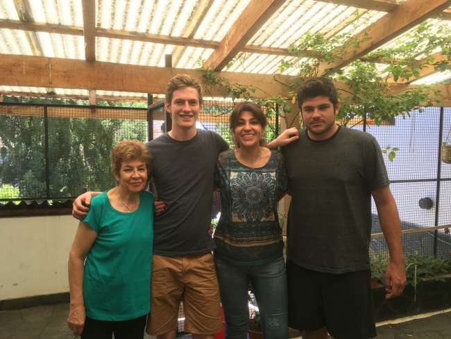 Ich mit meiner Gastfamilie in San Martín