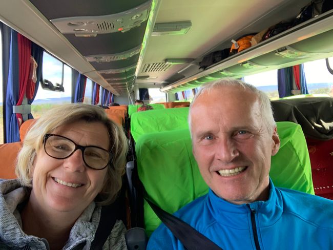 27/10/19 Bus trip to Punta Arenas and boarding, Chile, Day 8