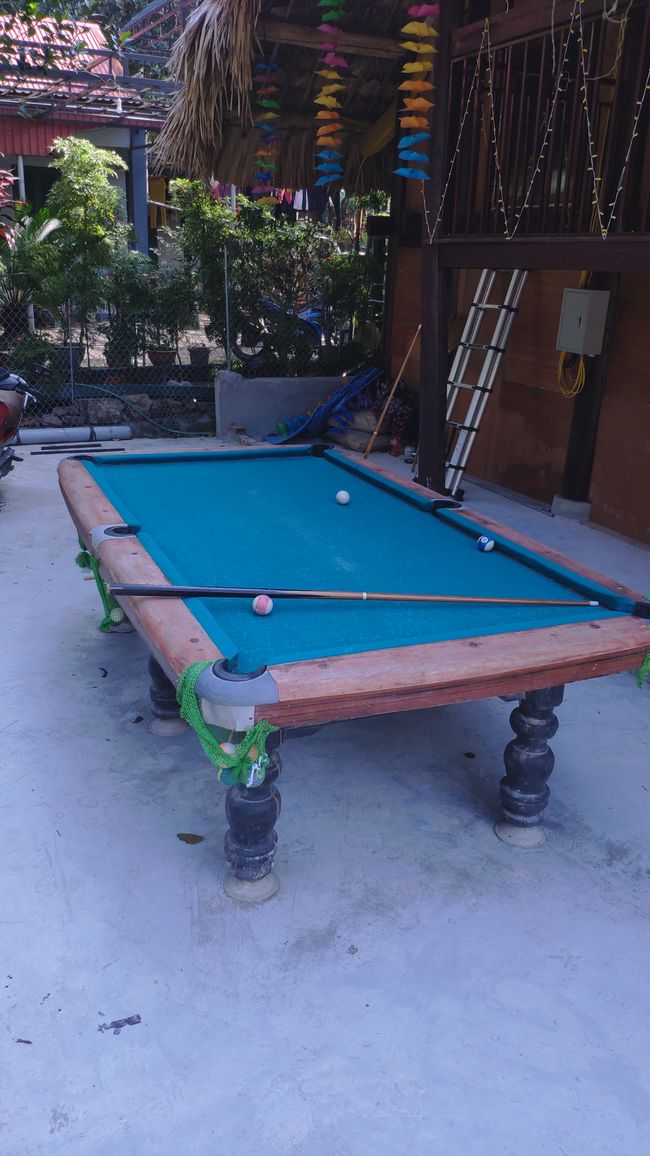 The broken pool table