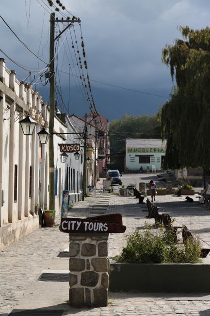 One of the main streets of Tafí del Valle
