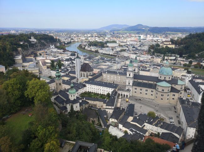 Salzburg: view of the cathedral