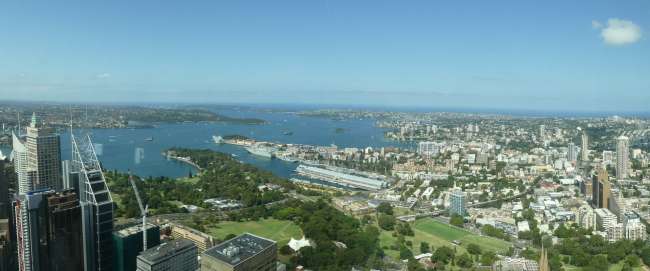 Panorama over Sydney Harbour