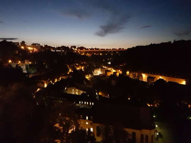 Luxemburg bei Nacht