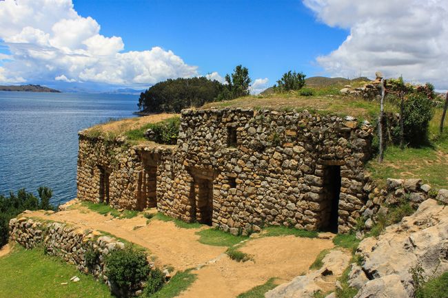 Ruins of the Sun Temple on Isla del Sol