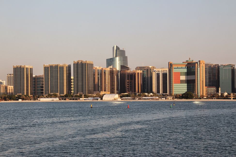 Blick auf Abu Dhabi