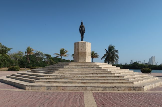 Statue der India Catalina