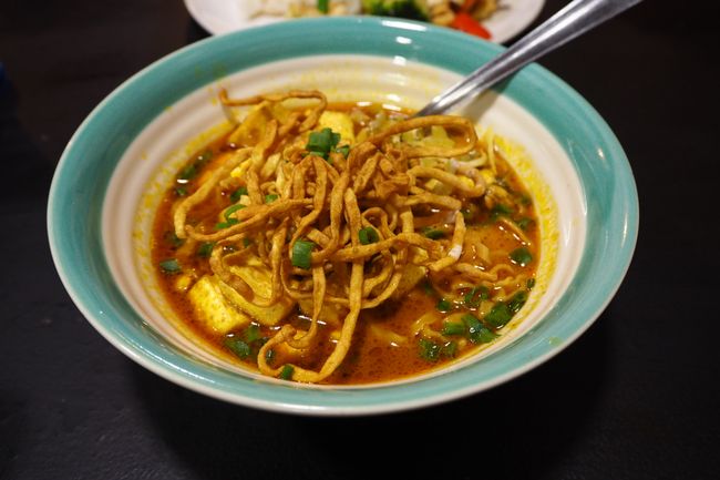 Khao soi (typical of Northern Thailand) and soooo good! 