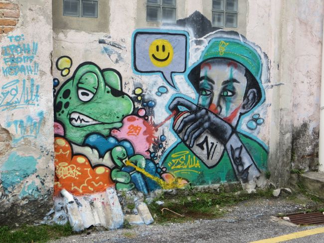 Ipoh Tag 1: Lots of Street Art in Ipoh