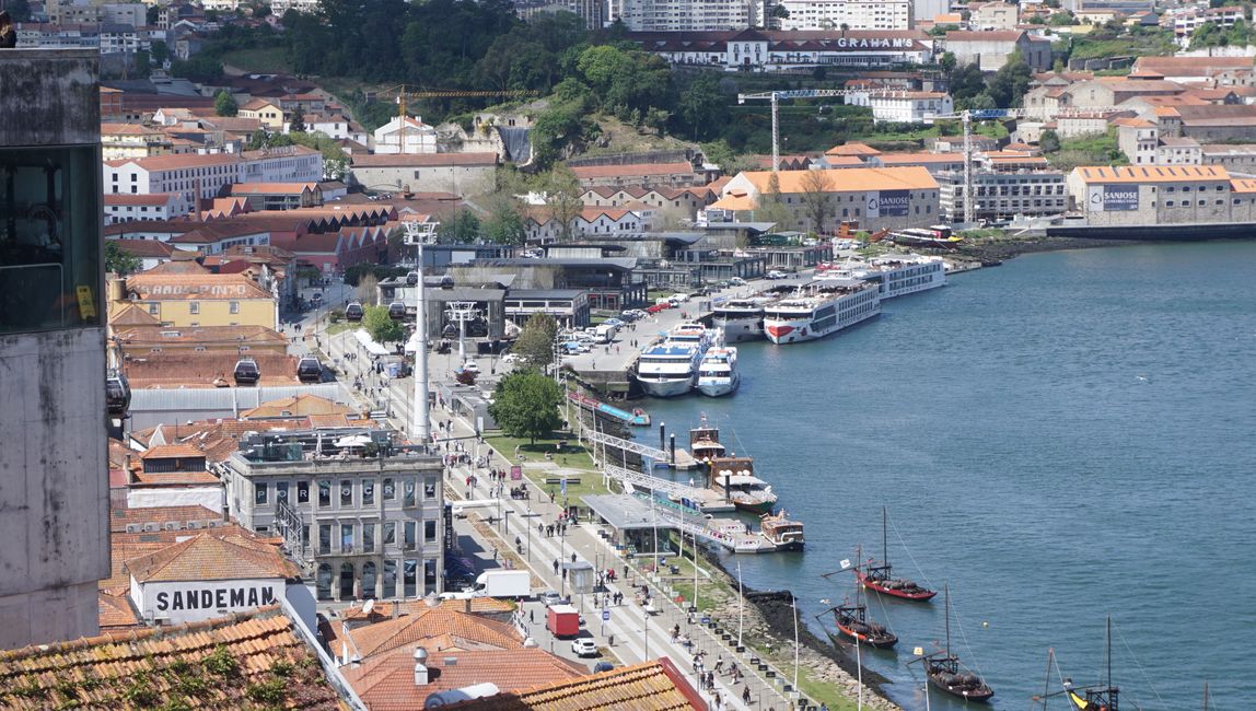 Cruise terminal and Caves do Porto